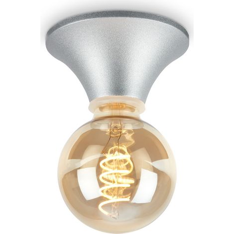 Deckenleuchte exkl. E27 max. 10 Watt IP44 Spritzwasserschutz chrom Briloner