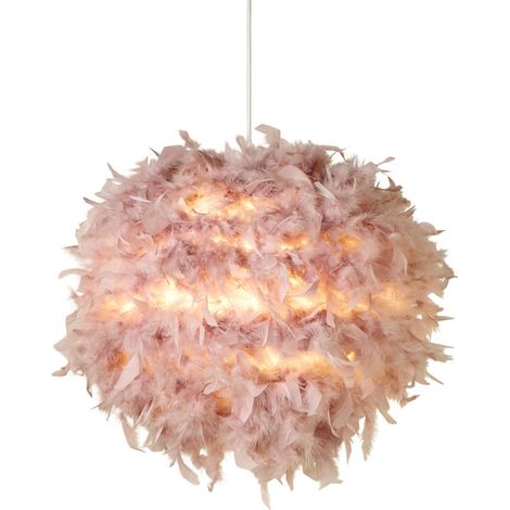 Suspension rose Kate plume - 70393PI (1/3)