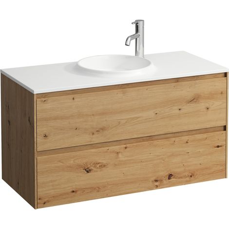 LAUFEN LANI Meuble sous-lavabo, 2 tiroirs, SoftClose pour lavabo