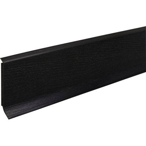 FN Neuhofer Kernsockelleiste 250 cm 60 x 14 mm schwarz Leisten (1/3)