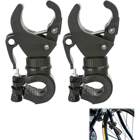 Set di 2 portastampelle multiuso per sedie a rotelle, portacanne, portabastone da passeggio, tavolo per sedie a rotelle, torce fisse, supporto universale (1/5)