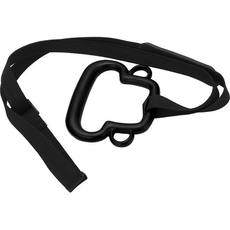 1 Paire d'Anneaux de Sport Enfants Ajustables - Équipement Fitness Maison - Résistance 150kg - Noir (1/5)