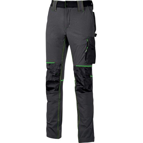 PANTALONE ATOM SLIM FIT GRIGIO-VERDE TG.M  PZ 1