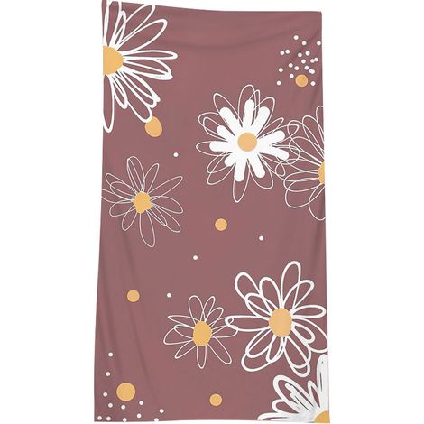 serviette de plage double en éponge ultra-fine avec différents imprimés, serviette de plage, châle de natation et de protection solaire (1/5)