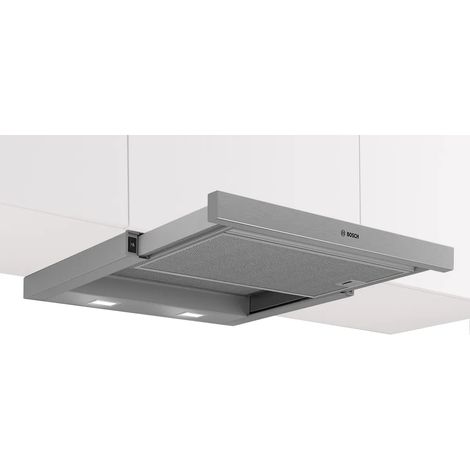 Bosch Serie 2 DFM064W55. Potenza massima di estrazione: 394 m³/h, Tipo di estrazione: Aspirante/Filtrante, Classe di efficienza dinamica del fluido: D. Tipo: Semintegrato (semincassato), Colore del...