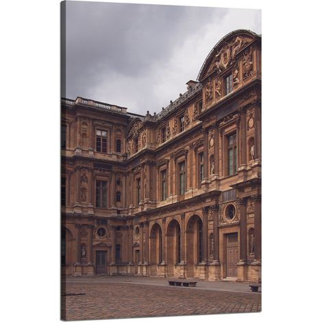 Leinwandgemälde Architektur Paris 50x80 cm