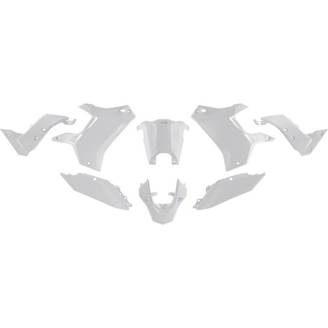 KIT DI PLASTICA RACETECH (RTECH) (SENZA PARAFANGO ANTERIORE) T7 REVOLUTION YAMAHA TENERE 700 '19-'24 COLORE BIANCO (1/2)