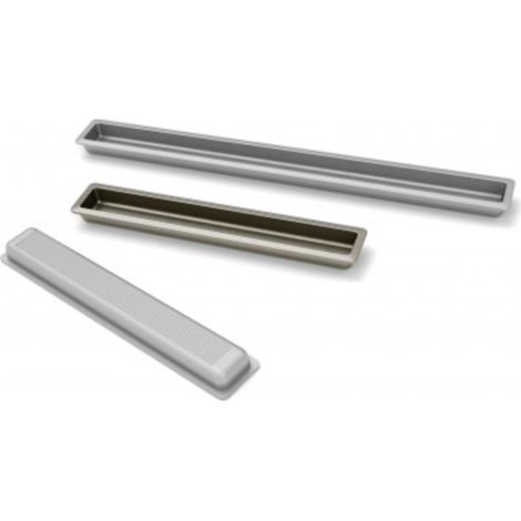 Poignée cuvette SLIM 150x25mm finition chromé mat - ESTAMP - 3542800 (1/2)