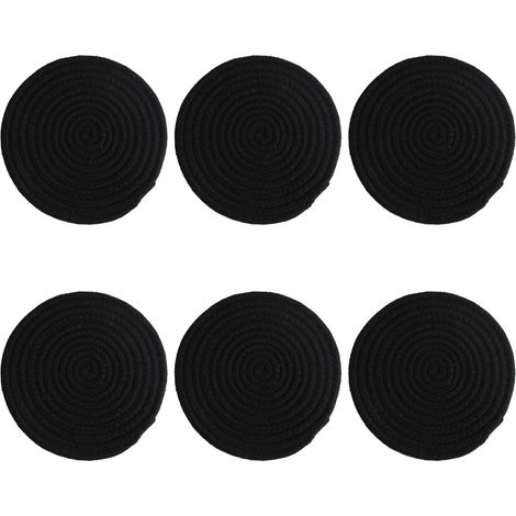 Sous-verre - En Coton Biologique - Résistant À La Chaleur - Absorbant - Pour Table Et Comptoir - Lot De 4 (1/5)