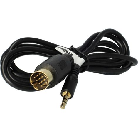 vhbw AUX Line In Adapter Cable Car Radio compatible with Kenwood devices with CD changer connection Vehicle