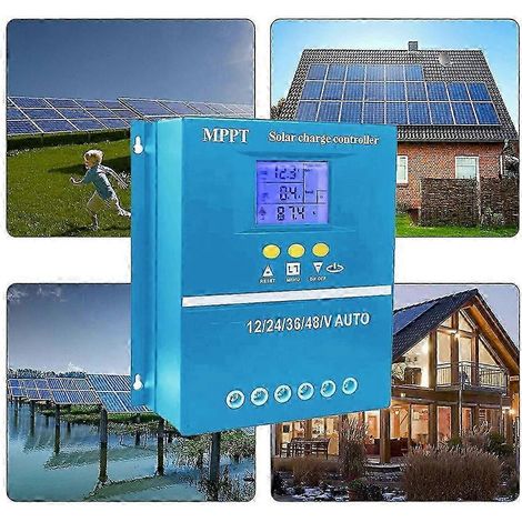 100A MPPT-Solarladeregler für 12V, 24V, 36V und 48V Batteriesysteme, Auto-PV-Solarmodulregler – JXLGV (1/5)