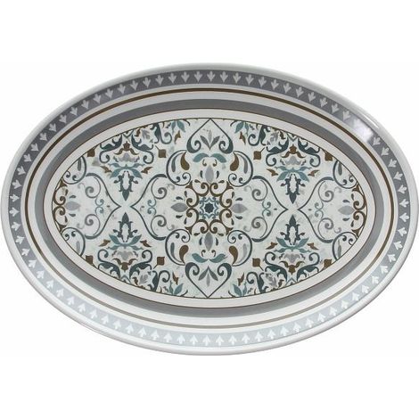 Tognana deruta, vassoio ovale, cm 35,5 x25,5 in melamina (1/2)