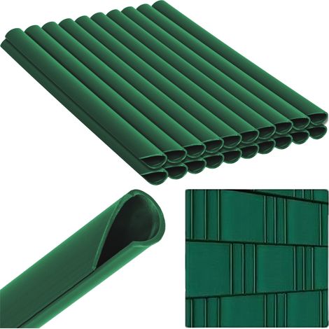 Heckermann Clips pour ruban de clôture 19 cm, lot de 20 - Vert