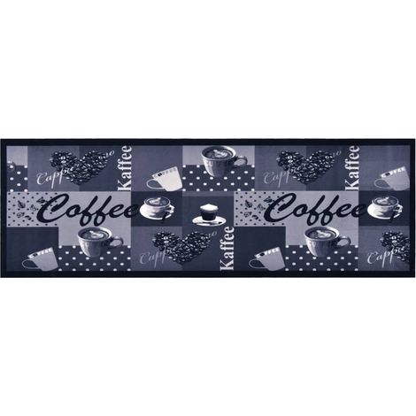 Tapis de sol de cuisine lavable Protège-sol Tapis Chambre et Salon Bleu café 45x150 cm BZTE743491 (1/5)