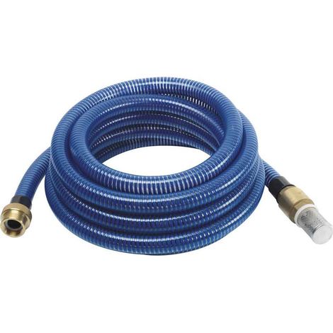 kit d'aspiration 7m + raccords tournants laiton mâle et femelle + crépine laiton 1'' - RIBIMEX