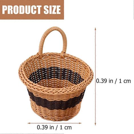 Panier décoratif mural en rotin tressé porte-fleurs 185 x 18 cm intérieur/extérieur jardin lot de 1 (1/4)