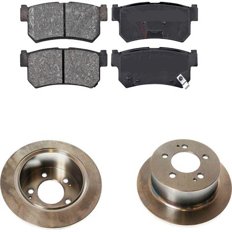 KIT FRENI POSTERIORI compatibile con SSANGYONG ACTYON I - DISCHI + PASTIGLIE OEM: P 15 010 / 17891 /SOSTITUZIONE DIRETTA/BASSA POLVERE/SILENZIOSO