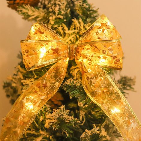 Guirlande Lumineuse En Ruban - Fil De Cuivre - 100 Led - 32 Pieds - Alimentation Sur Piles - Pour Décoration De Sapin De Noël Et Intérieur (1/5)
