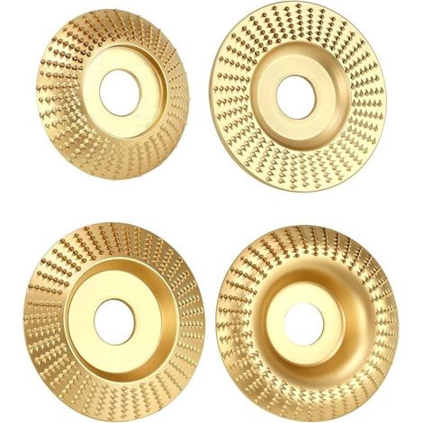 4-teilige Holzschleifscheibe, Holzschleifscheibe, 22,2 mm Innendurchmesser für Winkelschleifer (1/4)