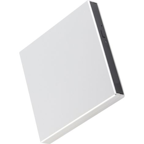 Lecteur/graveur de CD/DVD externe ultra-fin USB 2.0 portable pour ordinateur portable et de bureau (argenté) (1/5)