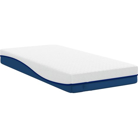 Matelas 90x190cm 1 personne – mousse mémoire de forme au thé vert, housse amovible lavable, fermeté moyenne (1/5)