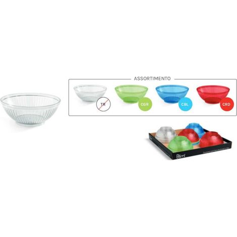 1 Pezzo Coppetta Ciotolina in Plastica My Home 15 cm 4 Colori (1/2)
