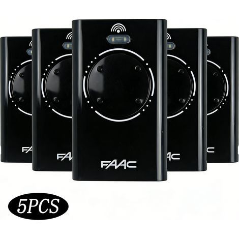 Télécommande 4 canaux 868 Mhz pour motorisations de portails et portes de garage – Pack de 5 – Alimentation par piles CR2032 (1/5)
