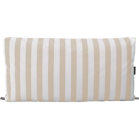 Coussin pour palette Toldotex Ecru Siège et/ou Dossier 120x60x20 (rayé) Écru