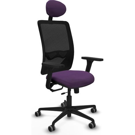 Bürostuhl piqueras y crespo Zulema schwarz Schaumstoff hoher Dichte (1/2)