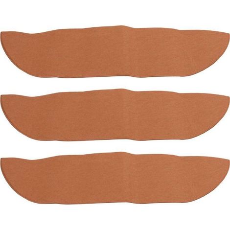 3pcs Doublures de boîte de fenêtre - Feutre Respirant - Jardinière - Marron 91 4cm (1/5)