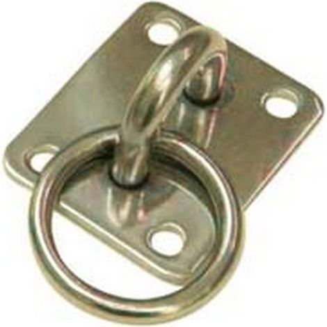 24PZ CAVALLOTTO QUADRO A MANIGLIA TONDA CON ANELLO SALDATO - mm.60x50x3