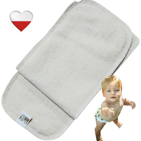 Inserti assorbenti in canapa L 12,5x60 Inserti assorbenti per pannolini NappiMe (1/5)