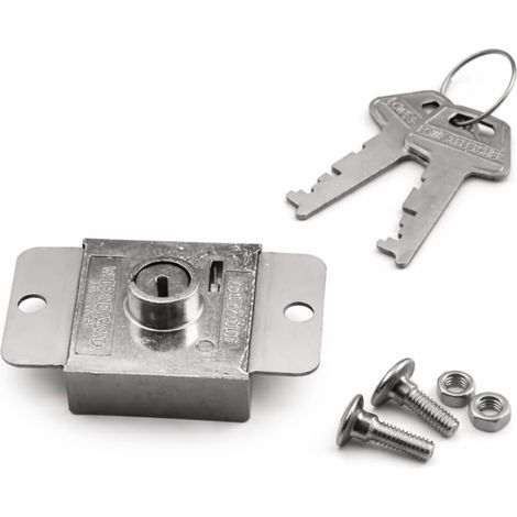 Garador Garage Door Handles & Locks (ZA Series Lock) with 2 Keys and Replacement Bolts