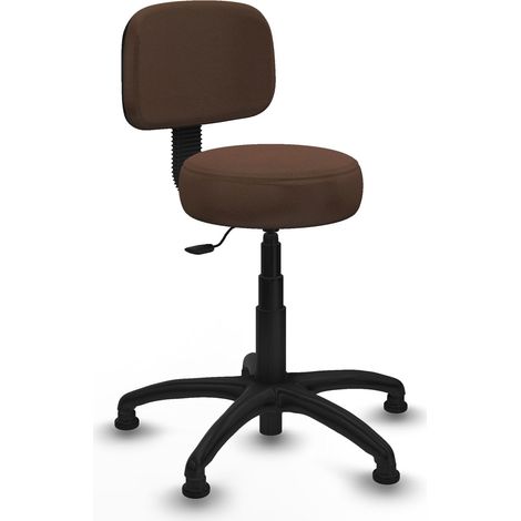Silla Llanos giratorio bali marrón oscuro base poliamida 600 topes