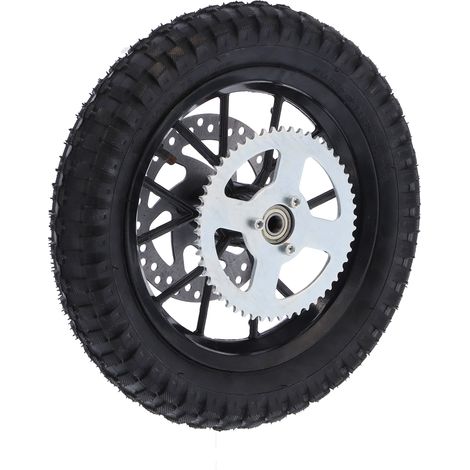 12,5x2,75 Zoll Hinterreifen als Ersatz für Coolster 49cc 2-Takt Mini-Motocross QG-50, komplettes Rad, kompatibel mit Rennstrecke und Geländeeinsatz. (1/5)