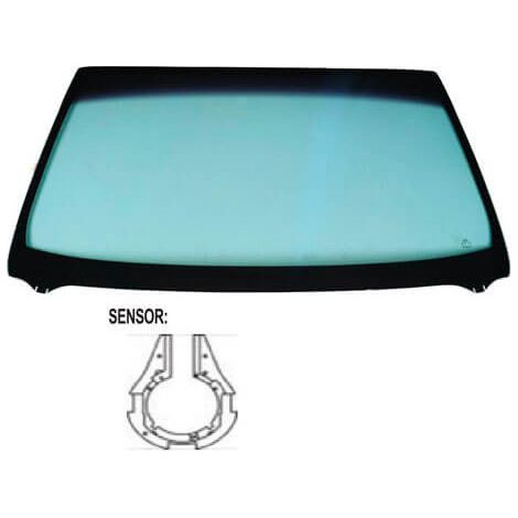 Pare-brise avant vert bande grise acoustique pour capteur Audi A4 B6/B7 2001-2007