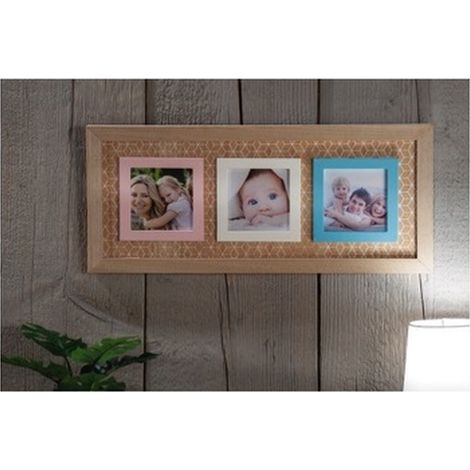 Cornice Portafoto in legno mdf multi color 3 foto 49 x 21 cm (1/3)
