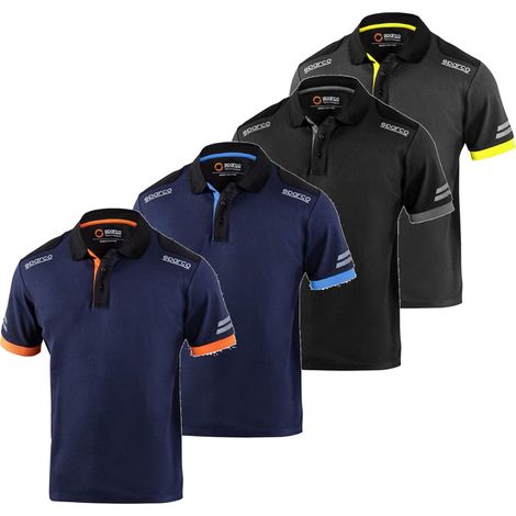 Sparco 02415GSGF Toledo Polo technique Gris/Jaune XL