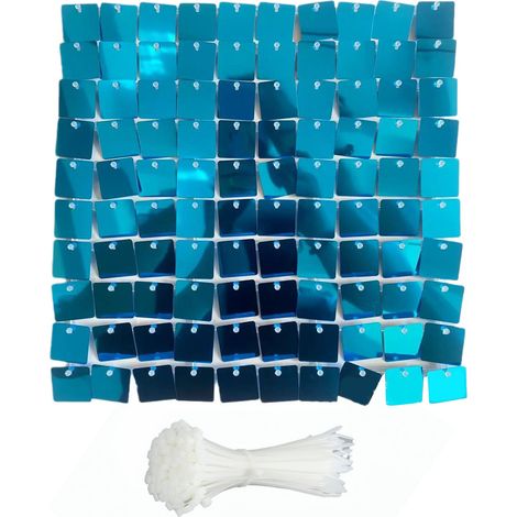 24 panneaux muraux scintillants avec cadre translucide et sequins, pour décoration de fêtes d'anniversaire et de mariages, 30 x 30 cm (1/5)