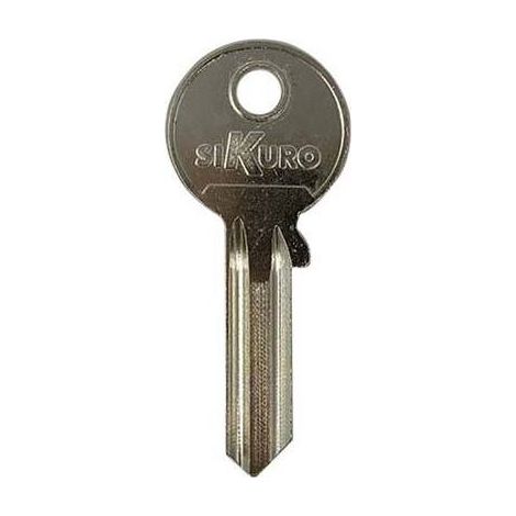 CHIAVE PIATTA ILSA BK007 ORIGINALE - OTTONE NICHELATO - 20 pezzi