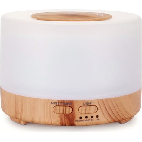 Flacon pulvérisateur de 500 ml avec télécommande, pulvérisateur ultrasonique pour huiles essentielles et diffuseur d'arômes, adapté à un usage domestique.