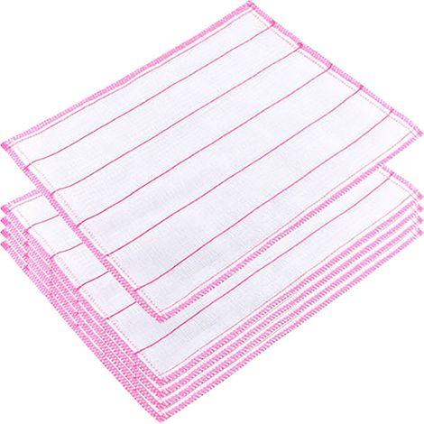 Chiffon De Cuisine - En Coton - Absorbant Et Non Adhérent - Pour Vaisselle Et Nettoyage De Cuisine - Lot De 5 (1/5)