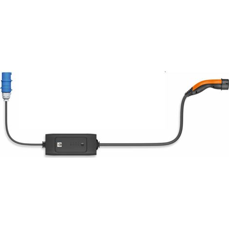 Cargador portátil basic, tipo 2, cee ideal para camping, hasta 7.4 kw, 6 m, (5555921006) 32 a, monofásico, para cargar coches híbridos y eléctricos con conexión de tipo 2.
