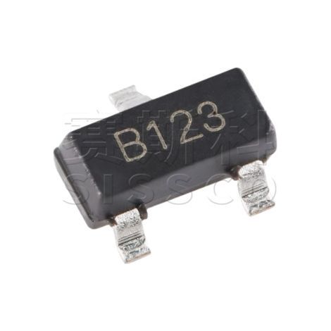 Changdian/Changjing BSS123 SOT-23 MOSFET canal N 100V 170mA IC, puce de composant électronique, 5 unités.