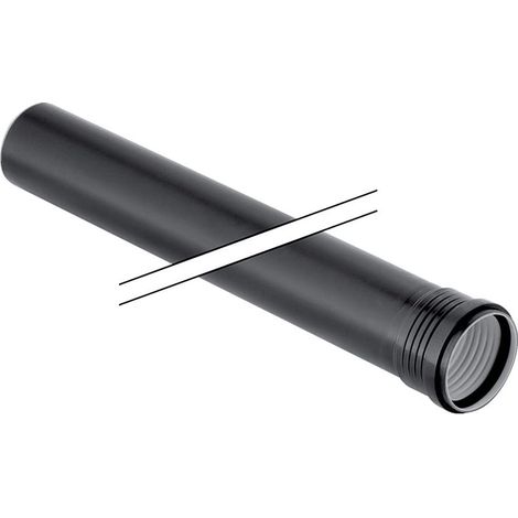 Geberit Silent-PP Rohr mit Muffe Außendurchmesser 75mm, Länge 200cm, 390306141