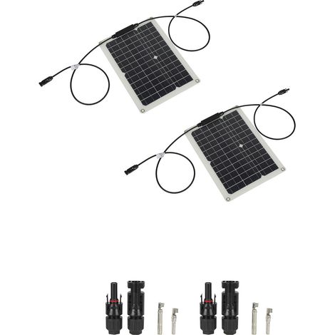 15-W-Solarset, Laderegler für Auto/Boot, Photovoltaikmodul ohne Batterie (1/5)