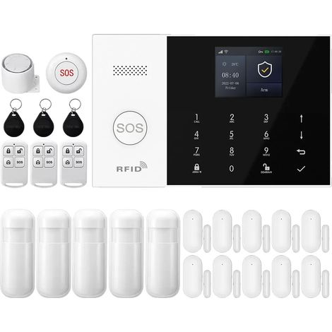 Sicherheitssystem, intelligente Integration, Echtzeitwarnungen, 4G-WLAN-Kit (1/2)
