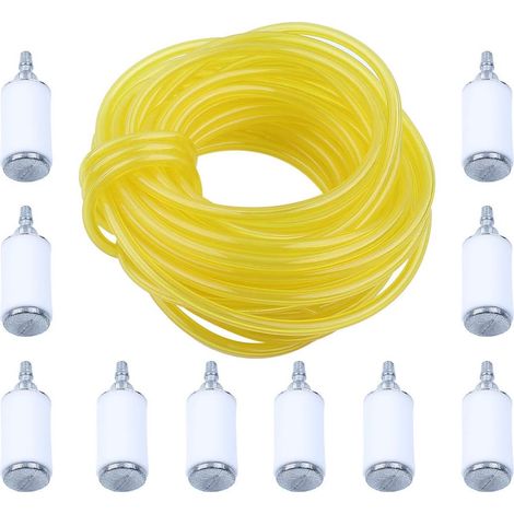 Filtre de ligne de carburant 16ft 1/8" DI x 3/16" pour Echo Stihl souffleuse à neige pour tronçonneuse (1/5)
