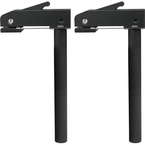 2 Pièces Ensemble Pince Fixation Travail Bois Réglable,20mm Serre Joint Menuisier, Colonne de Support pour Perceuse pour Sculpture sur Bois, Routage, Ponçage (1/5)