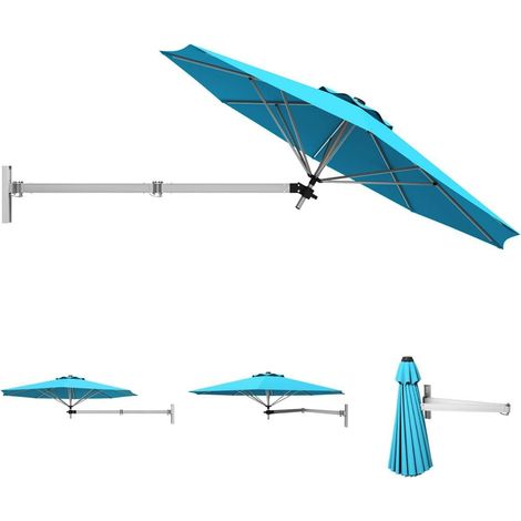 COSTWAY Outdoor Tilting Sunshade Umbrella with Large Shading Area (1/5)